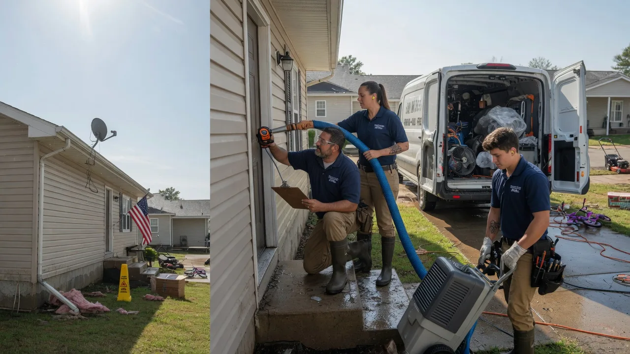 Ceiling Water Damage Restoration in Tipton, IN near me